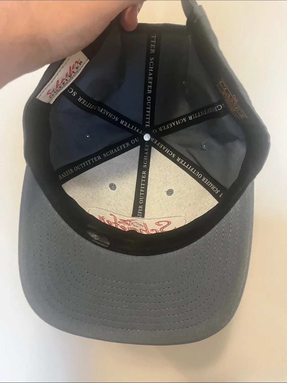 Schaefer Outfitter Co. Men's Blue Patch Baseball Cap